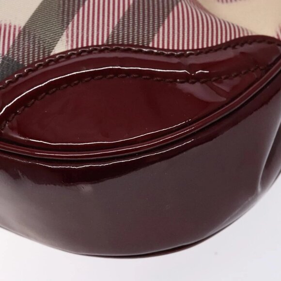 BURBERRY Nova Check Shoulder Bag PVC Beige Auth 140319 - Picture 5 of 16
